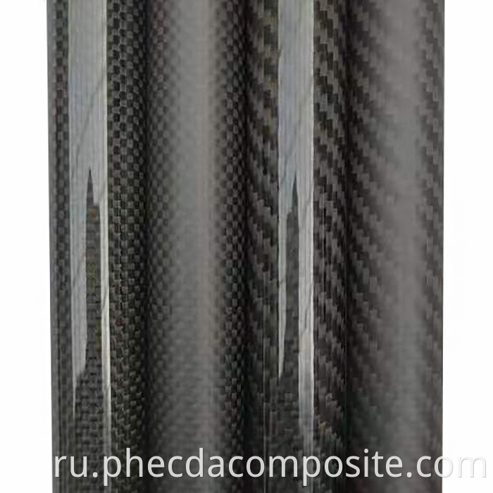 Glossy Carbon Fiber Tube